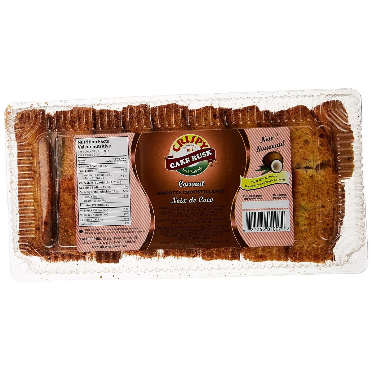 Crispy Cake Rusk Coconut 650 GM