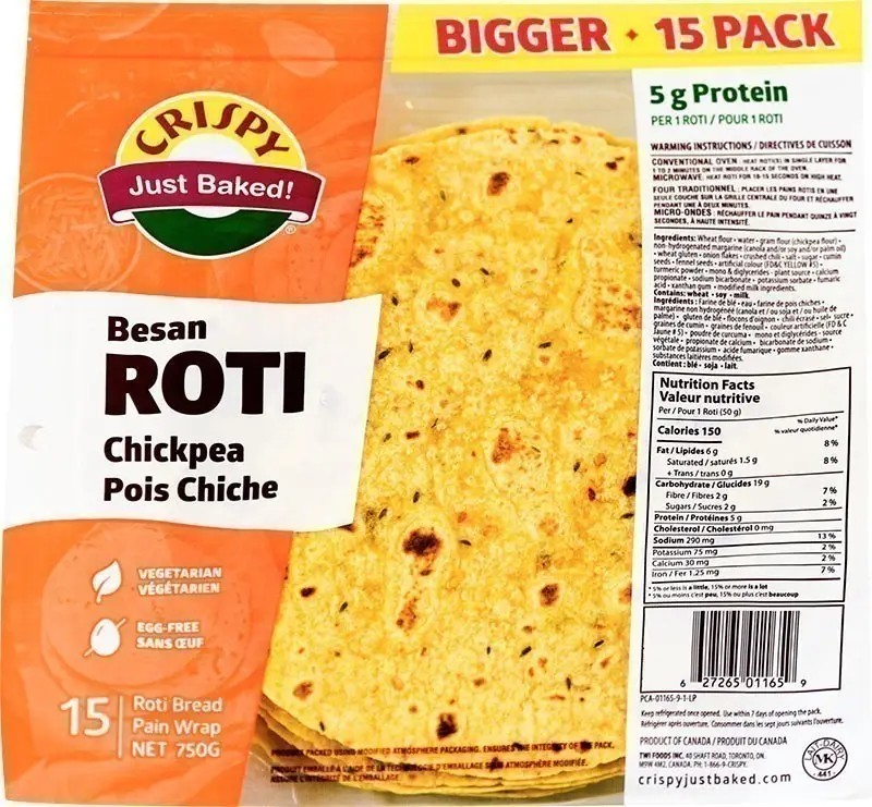 CRISPY BESAN ROTI 15 PCS