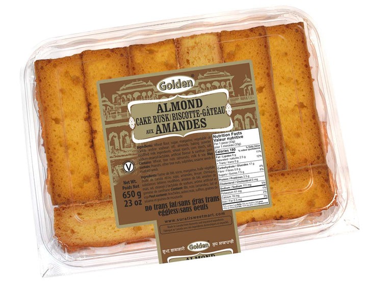 Deluxe Almond Rusk 650 GM