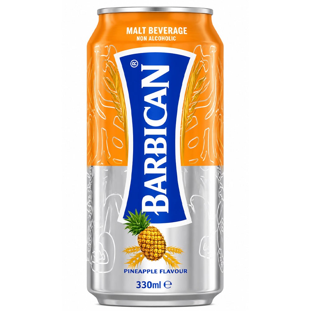 BARBICAN PINEAPPLE FLAVOUR BEVERAGE 330 ML