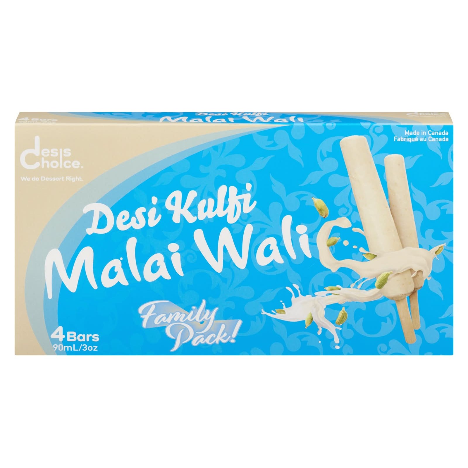 Desi Kulfi Malaiwali  4 PCS