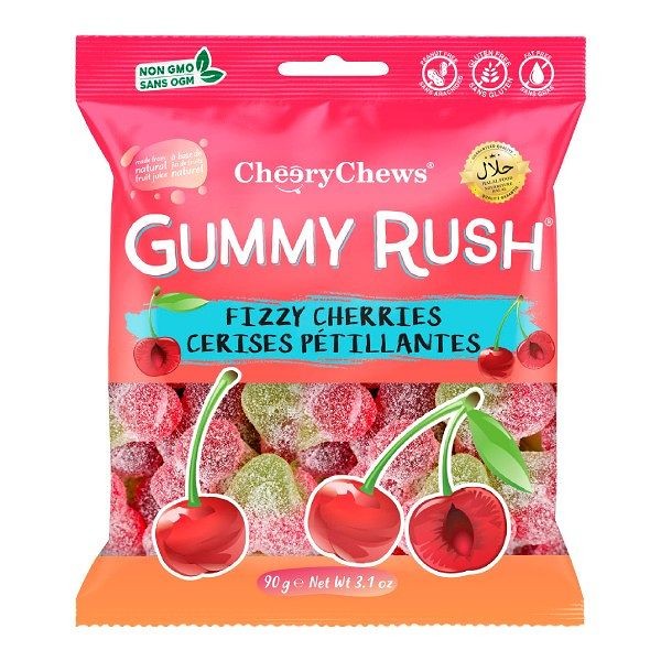 Fizzy Cherries 90 Gm