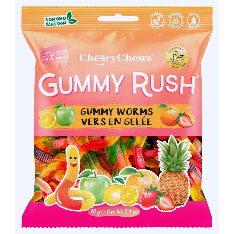 Neon Worms 90 Gm