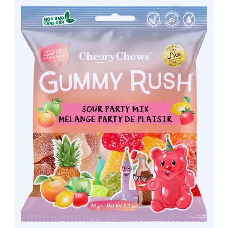Cheery Chews Gummy Rush  90 Gm