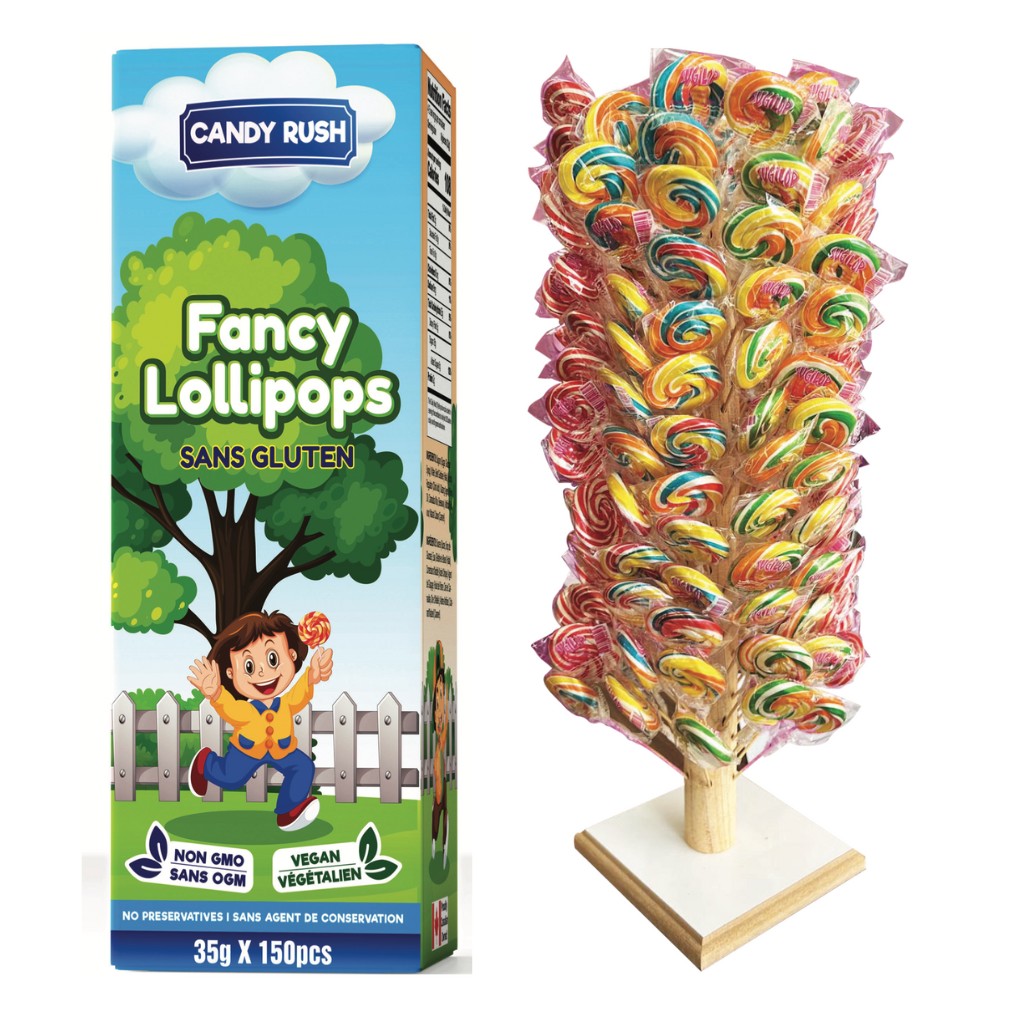 CANDY RUSH LOLLIPOP FANCY 30 GM