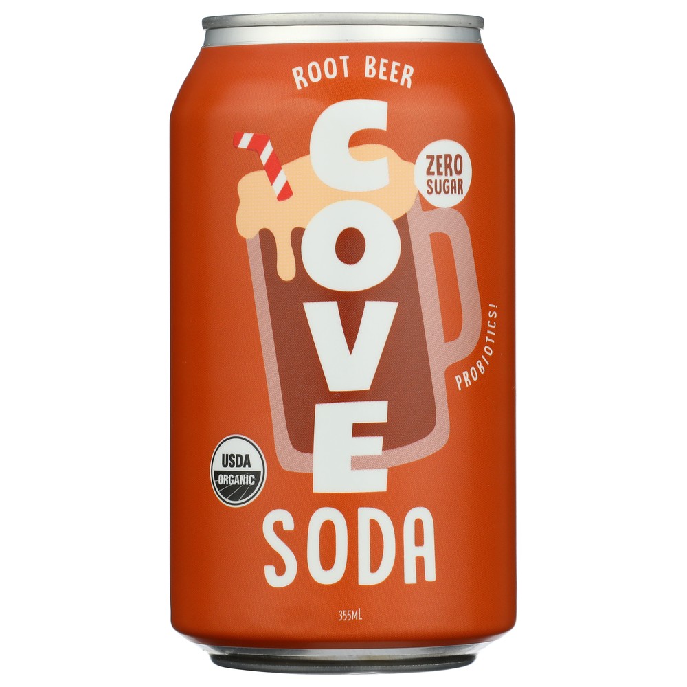 Cove Probiotic Soda Zero Sugar 12 FLOZ