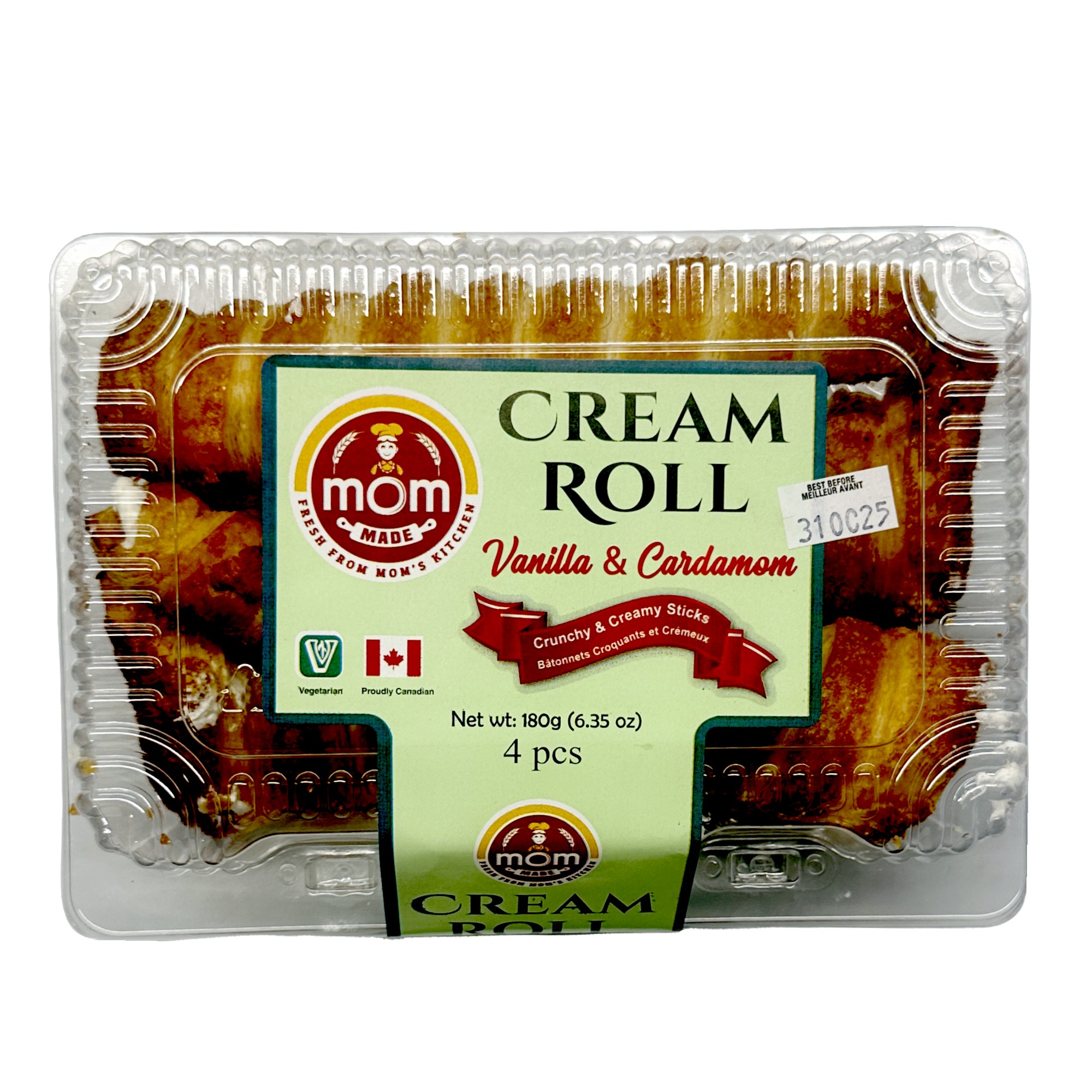 Mom Made Mom Made Cream Roll Vanilla Cardamom 180 GM