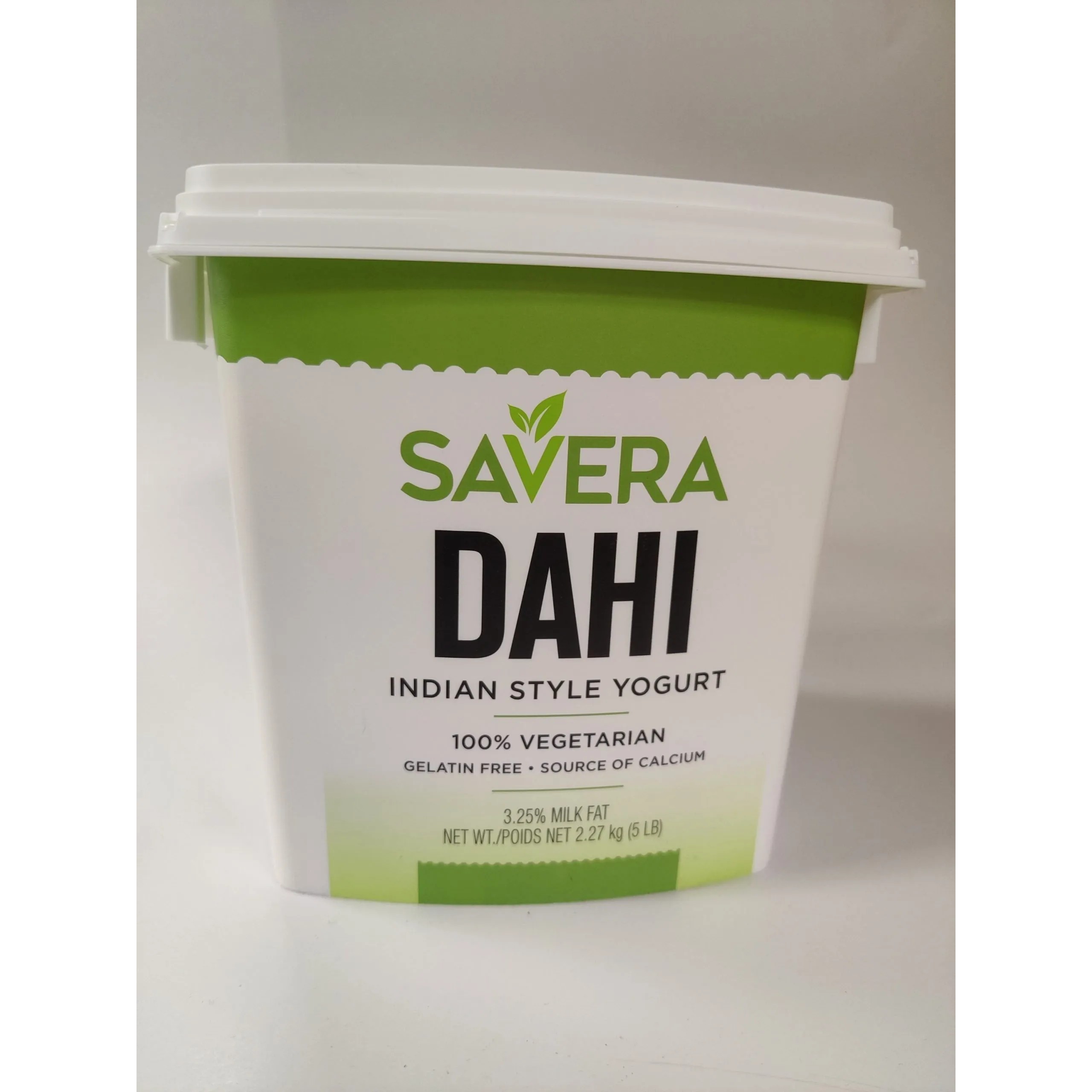 Savera Dahi Indian Style Yogurt 3.25% Milk Fat 5 LBS