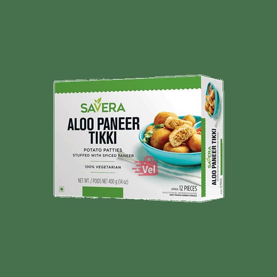 SAVERA ALOO PANEER TIKKI 400 GM