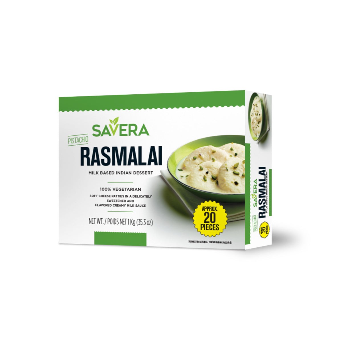 SAVERA RASMALAI PISTACHIO 1 KG