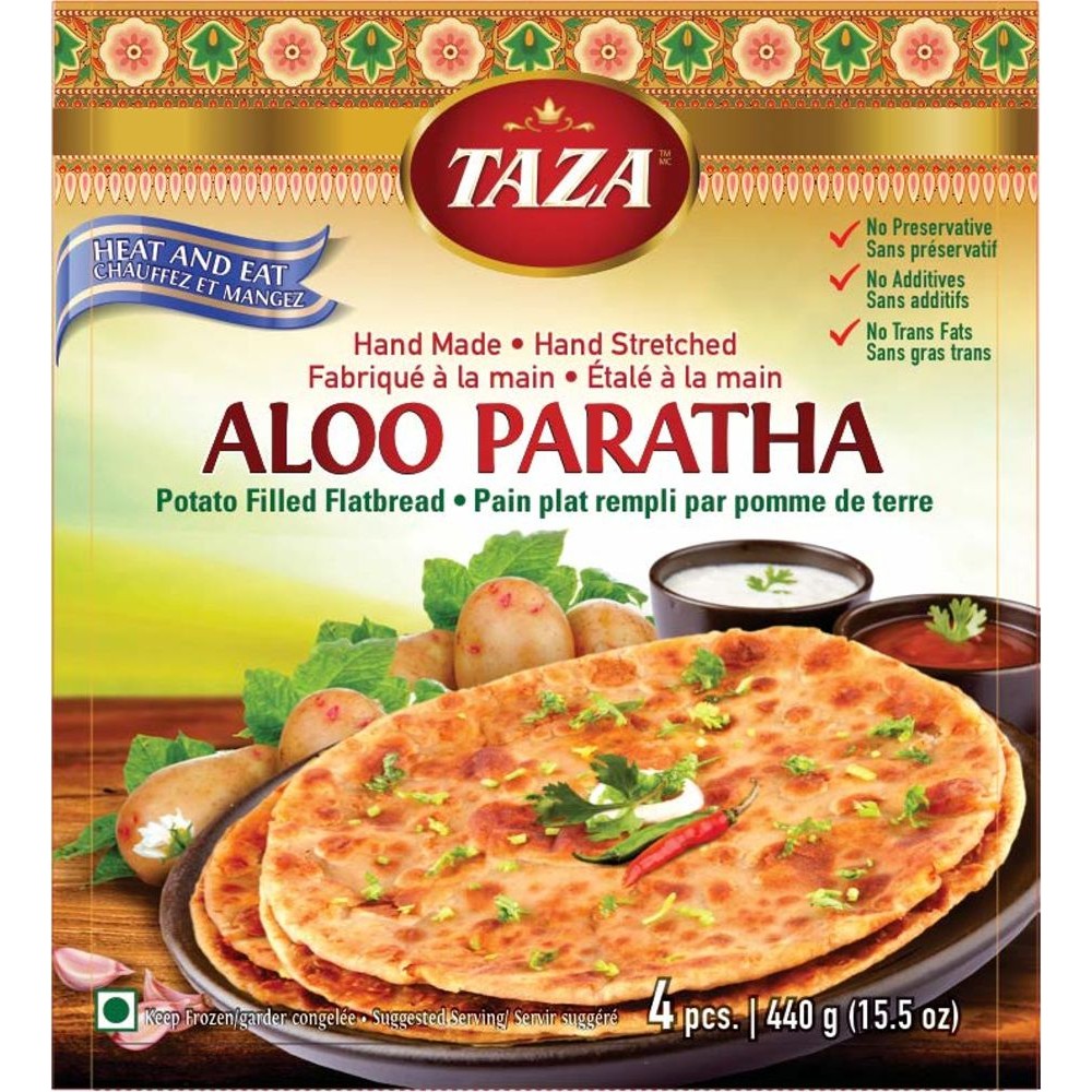 Taza Aloo Paratha 4 PCS