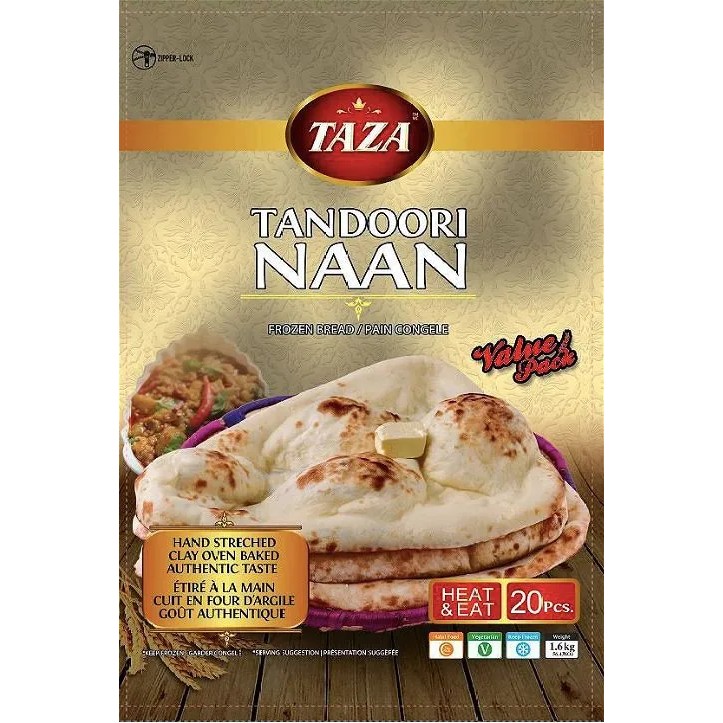 Taza Tandoori Nan ( 20 PCS