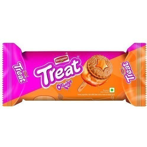 BRITANNIA ORANGE CREAM 8 PCS