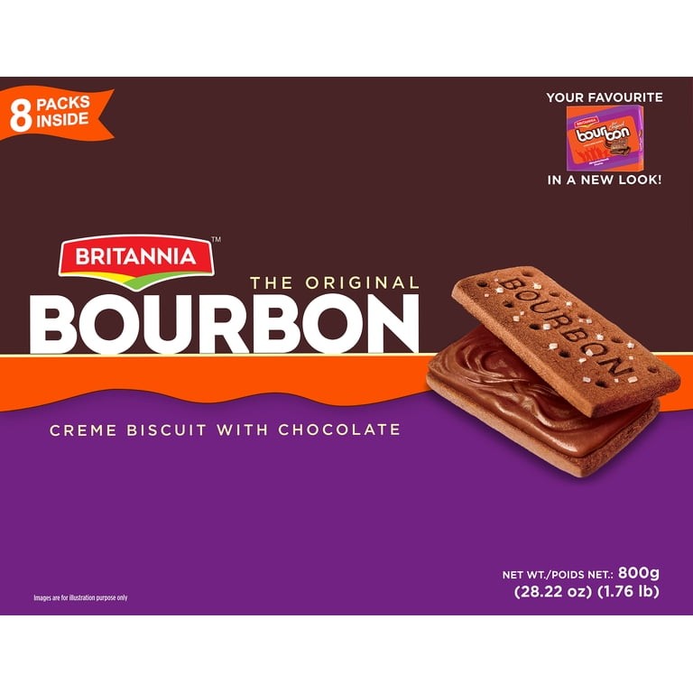 BRITANNIA BOURBON KREME BISCUITS 28 OZ