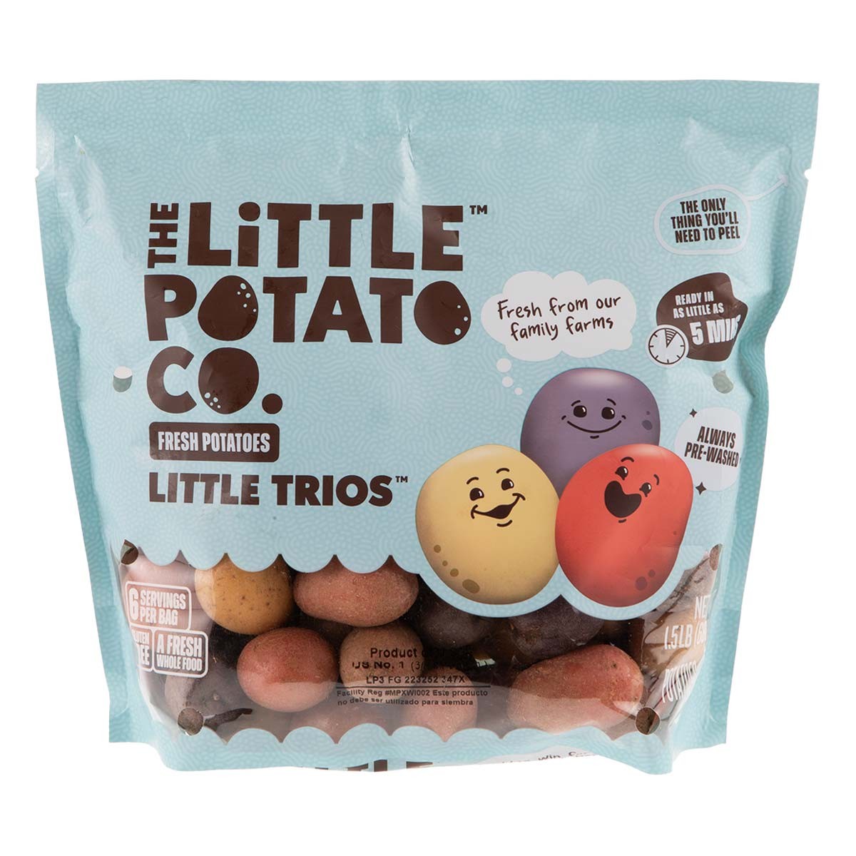 LITTLE POTATO CO. TRIO POTATOES          1.5 LBS