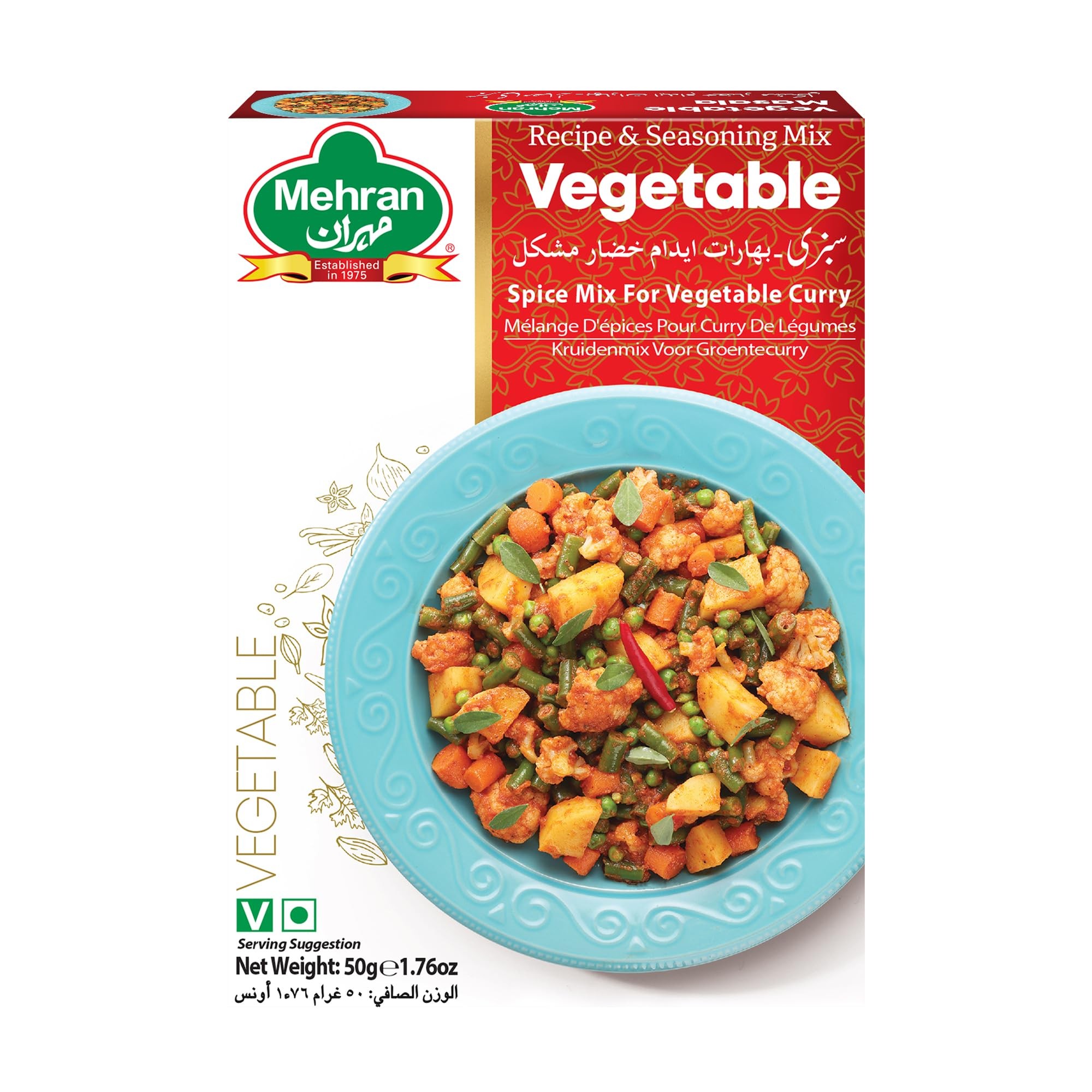 MEHRAN VEGETABLE MASALA 1.75 GM