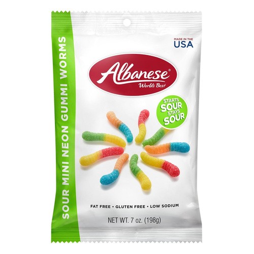 ALBANESE SOUR MINI W 7 OZ