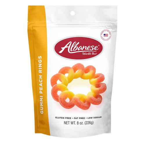 ALBANESE GUMMI PCH R 8 OZ
