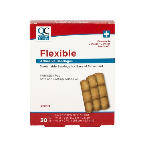 QC BANDAGE FLEXIBLE 30 COUNT