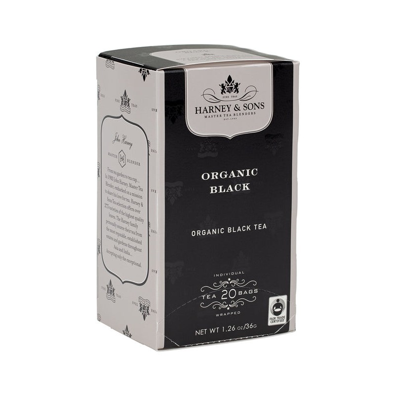 HARNEY And SONS ORGANIC BLACK TEA 20 Each