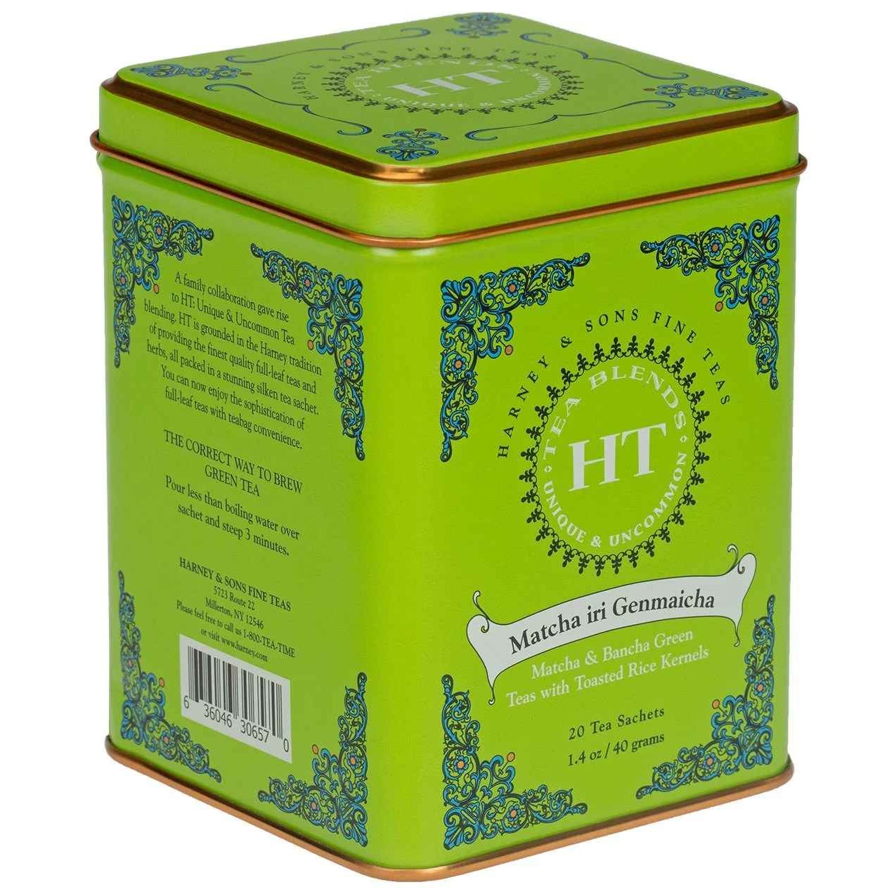 HARNEY And SONS MATCHA IRI GENMAICHA TEA 0.09 Lbs