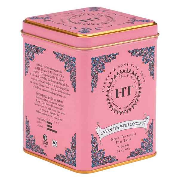 HARNEY And SONS GREEN TEA WITH COCONUT 0.09 Lbs