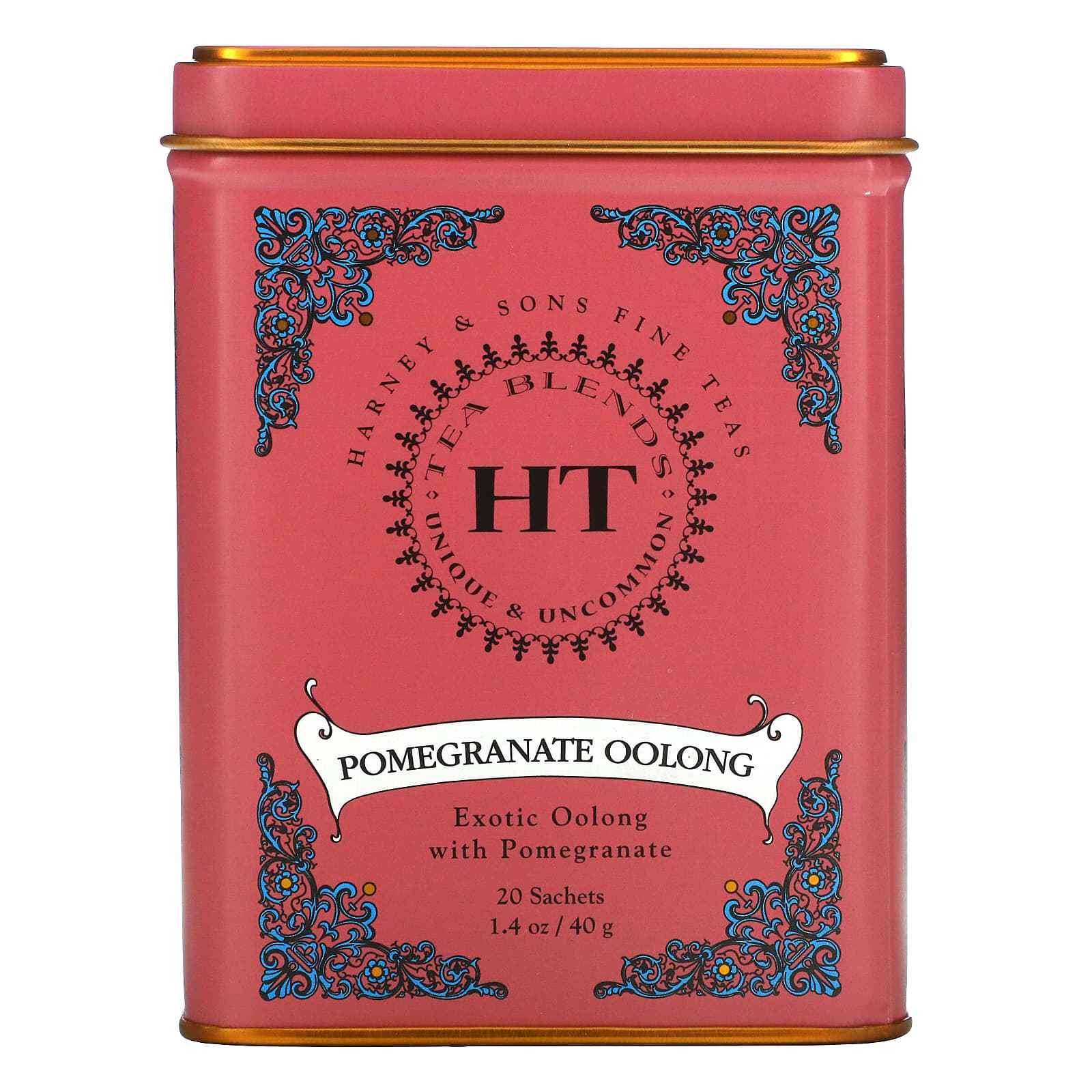 HARNEY And SONS POMEGRANATE OOLONG TEA 0.09 Lbs