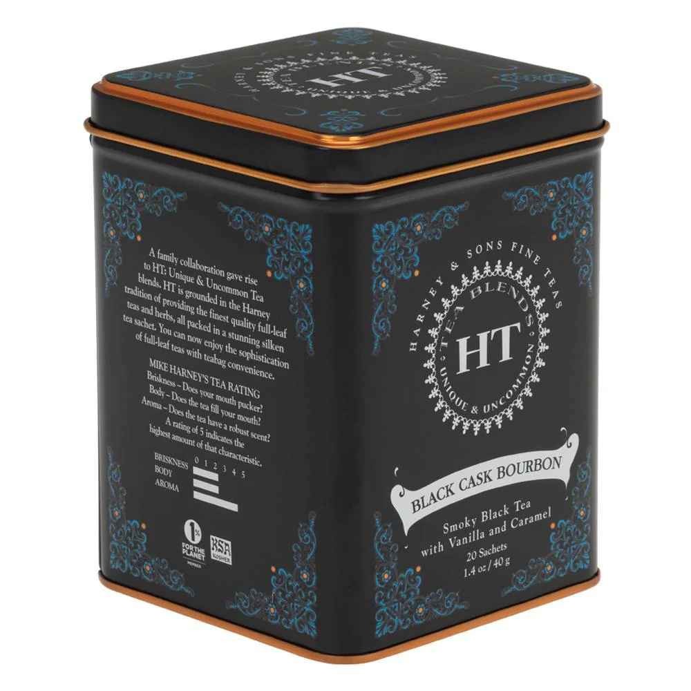 HARNEY And SONS BLACK CASK BOURBON TEA 20 Each