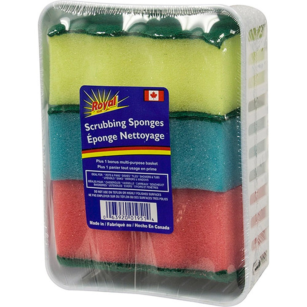 ROYAL SCRUBBING SPONGES 1 PACK
