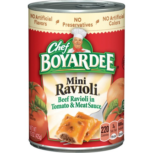 CHEF BOYARDEE MINI RAVIOLI 15 OZ