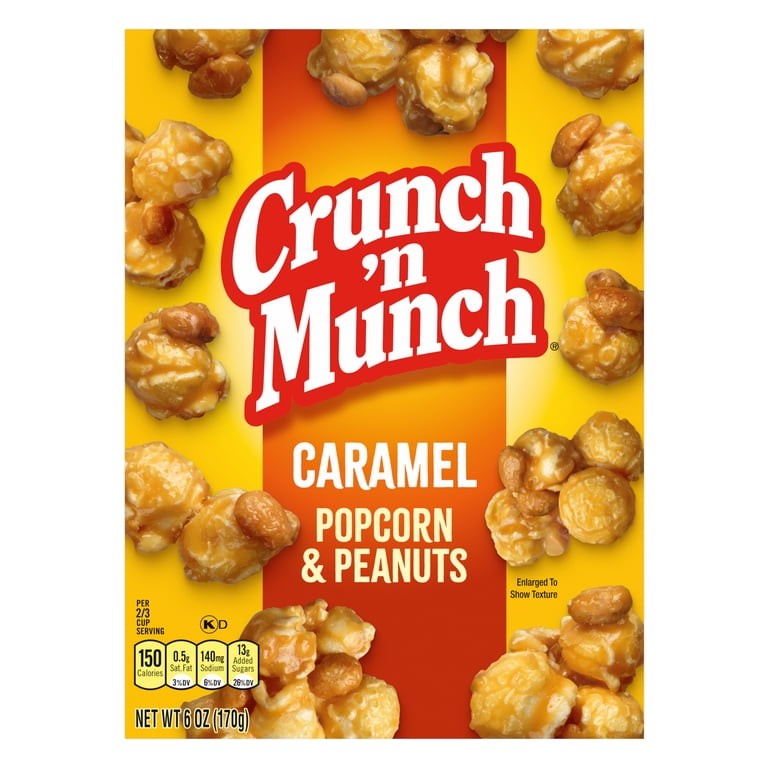 CRUNCH'N MUNCH POPCORN PEANUTS 10 OZ