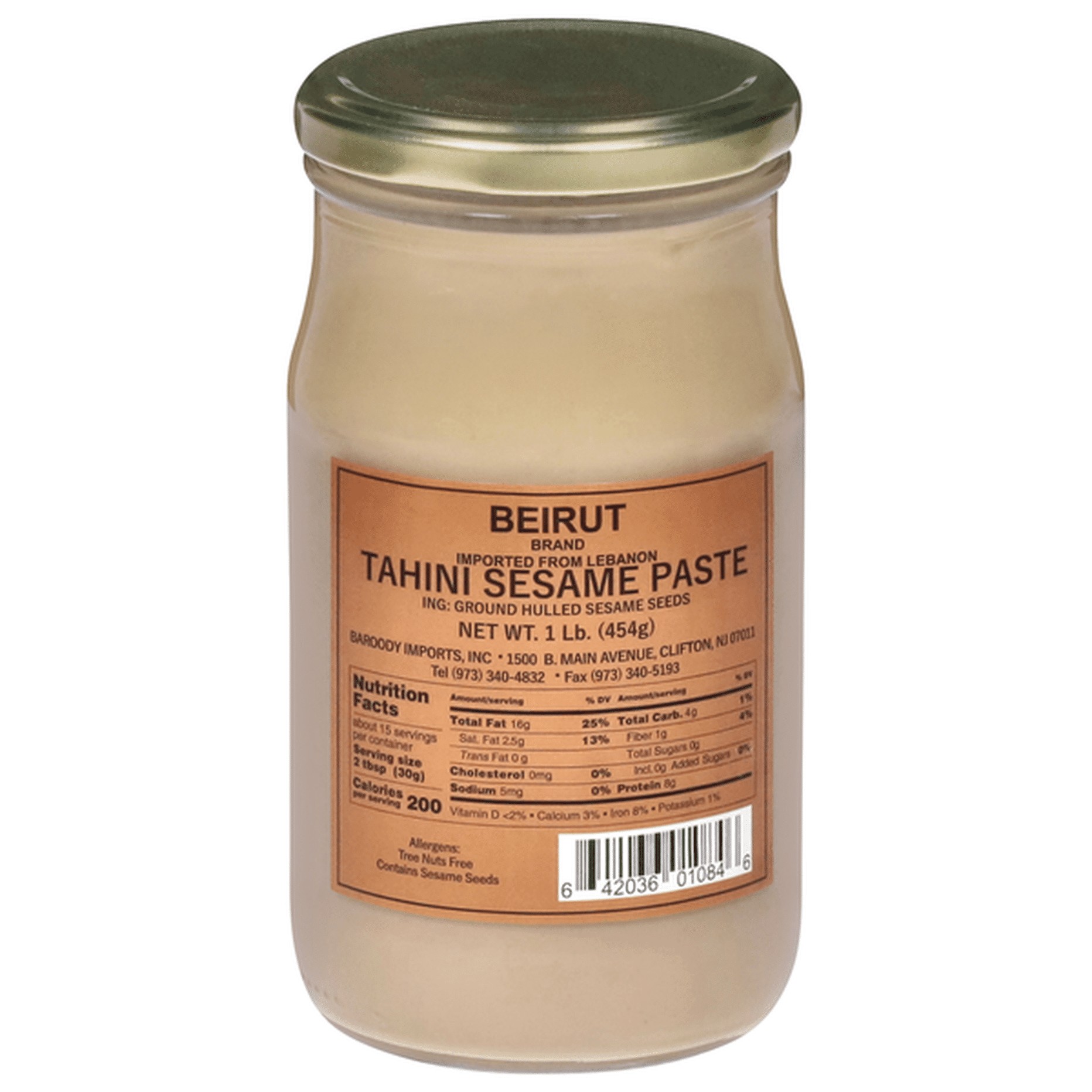 BEIRUT TAHINI SESAME PASTE