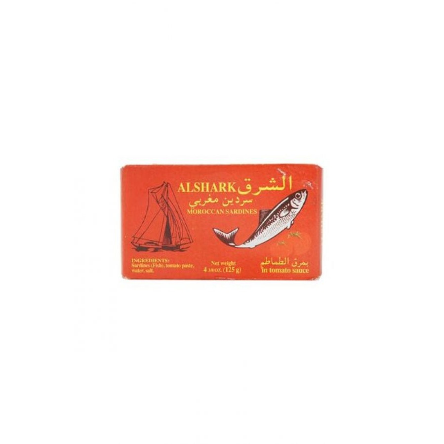 ALSHARK MOROCCAN SARDINES IN TOMATO SAUCE 0.25 Lbs
