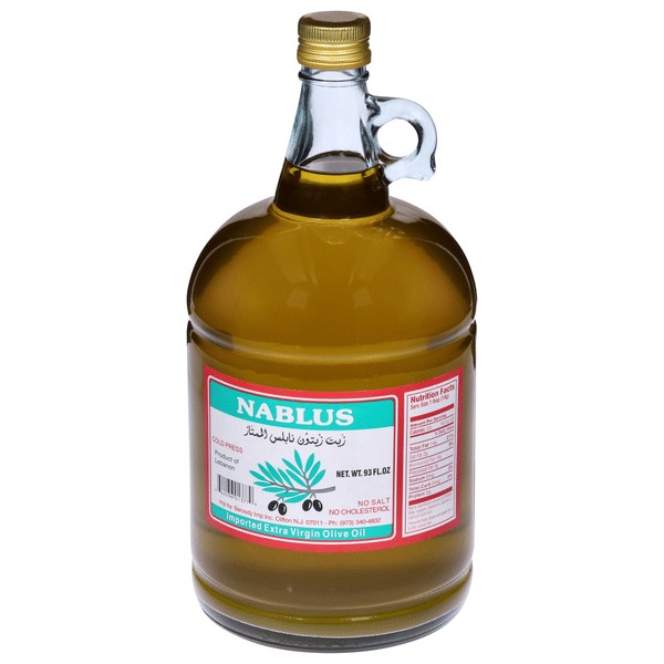 NABLUS EXTRA VIRGIN OLIVE OIL 93 OZ