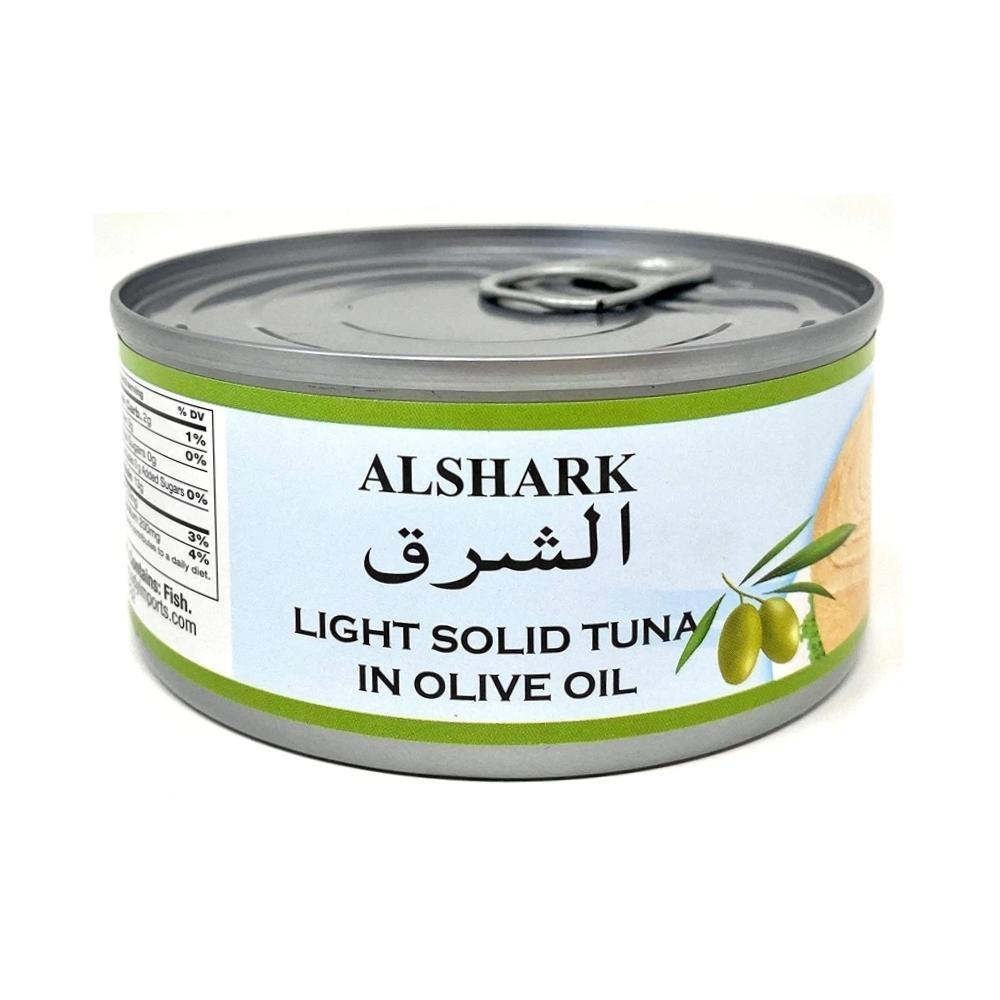 Alshark Light Solid Tuna In Olive Oil 170 GM