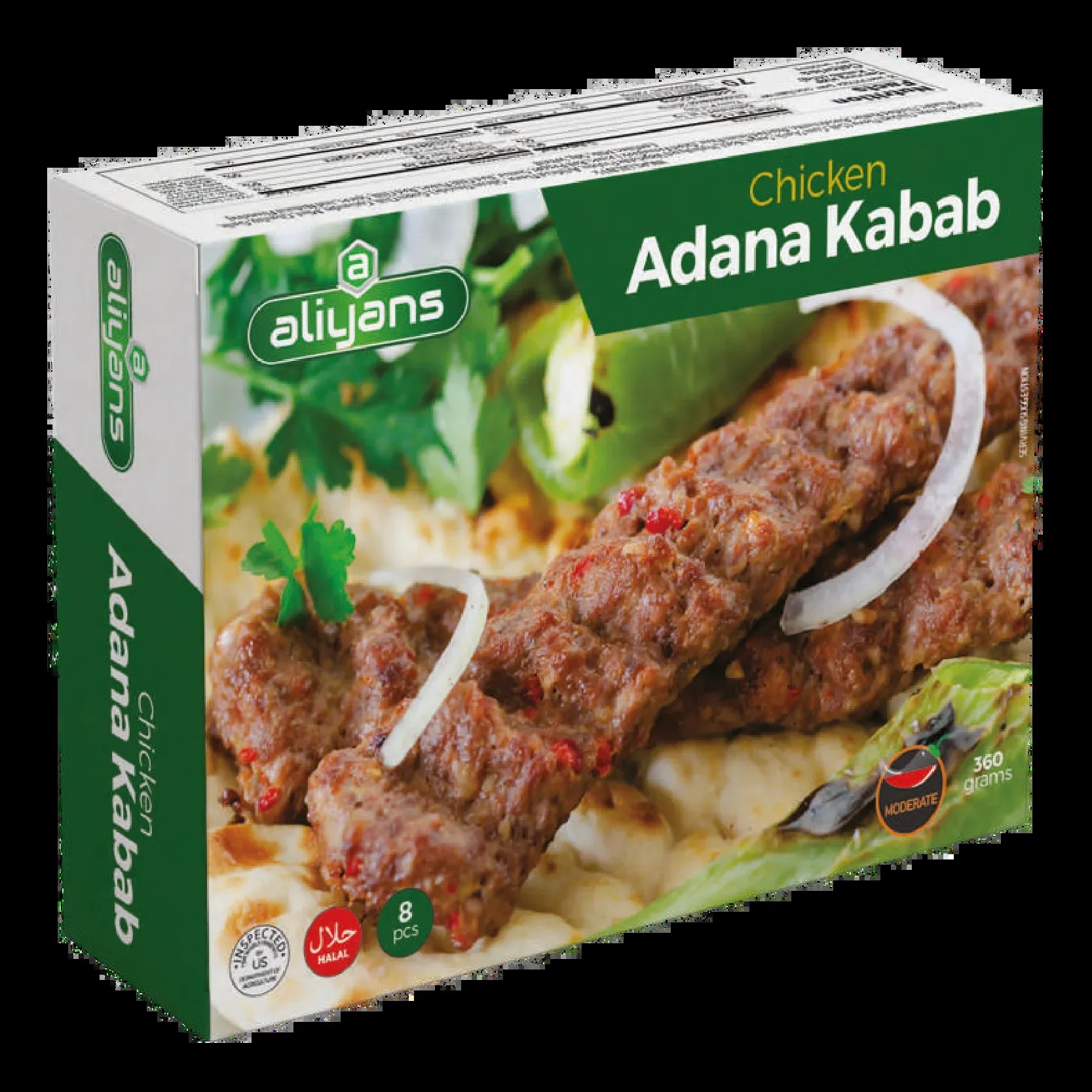 Aliyans Chick Adana Kabab 8 PCS