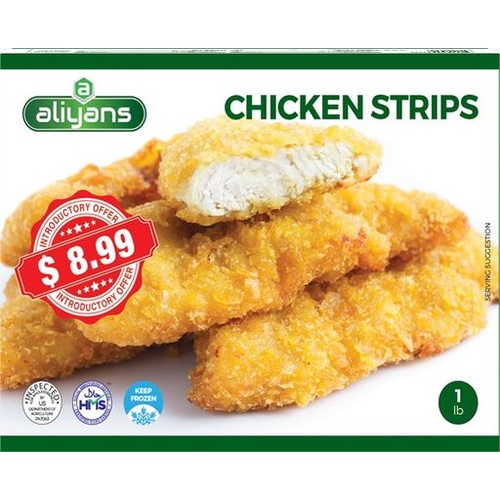 Aliyans Chicken Strips 1 LBS