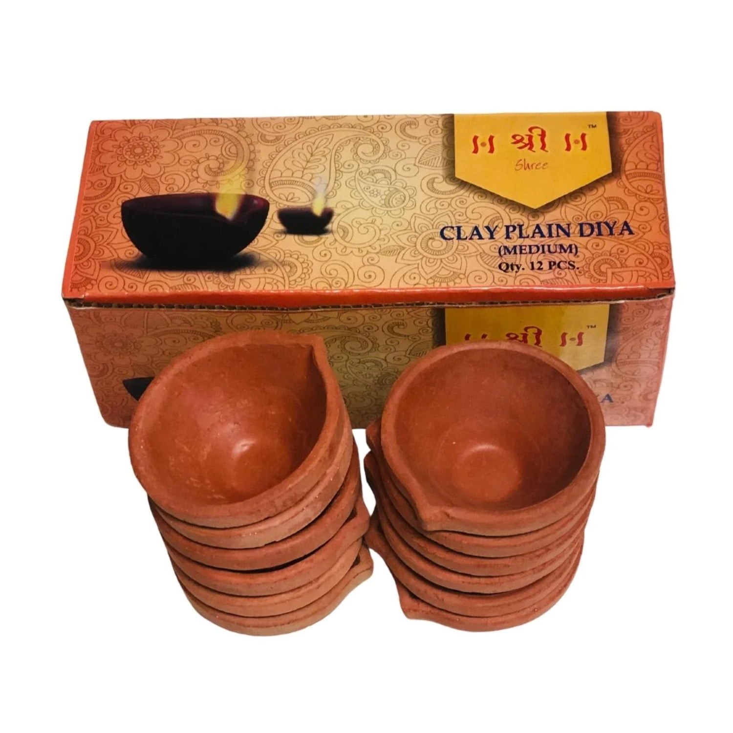 Diya Plain 12 PCS