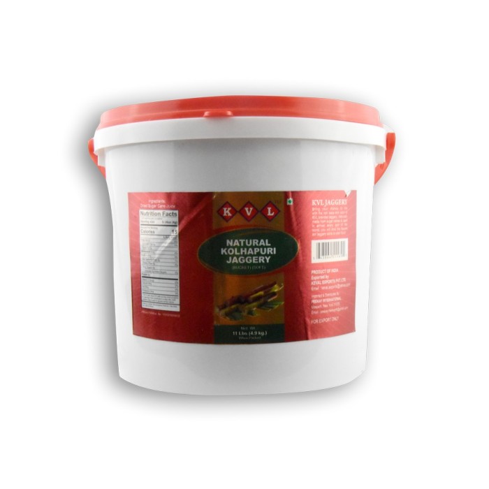 KVL KOLHAPURI JAGGERY 4.9 KG