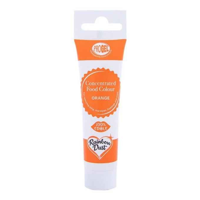 RAINBOW FOOD COLOR ORANGE 0.06 Lbs