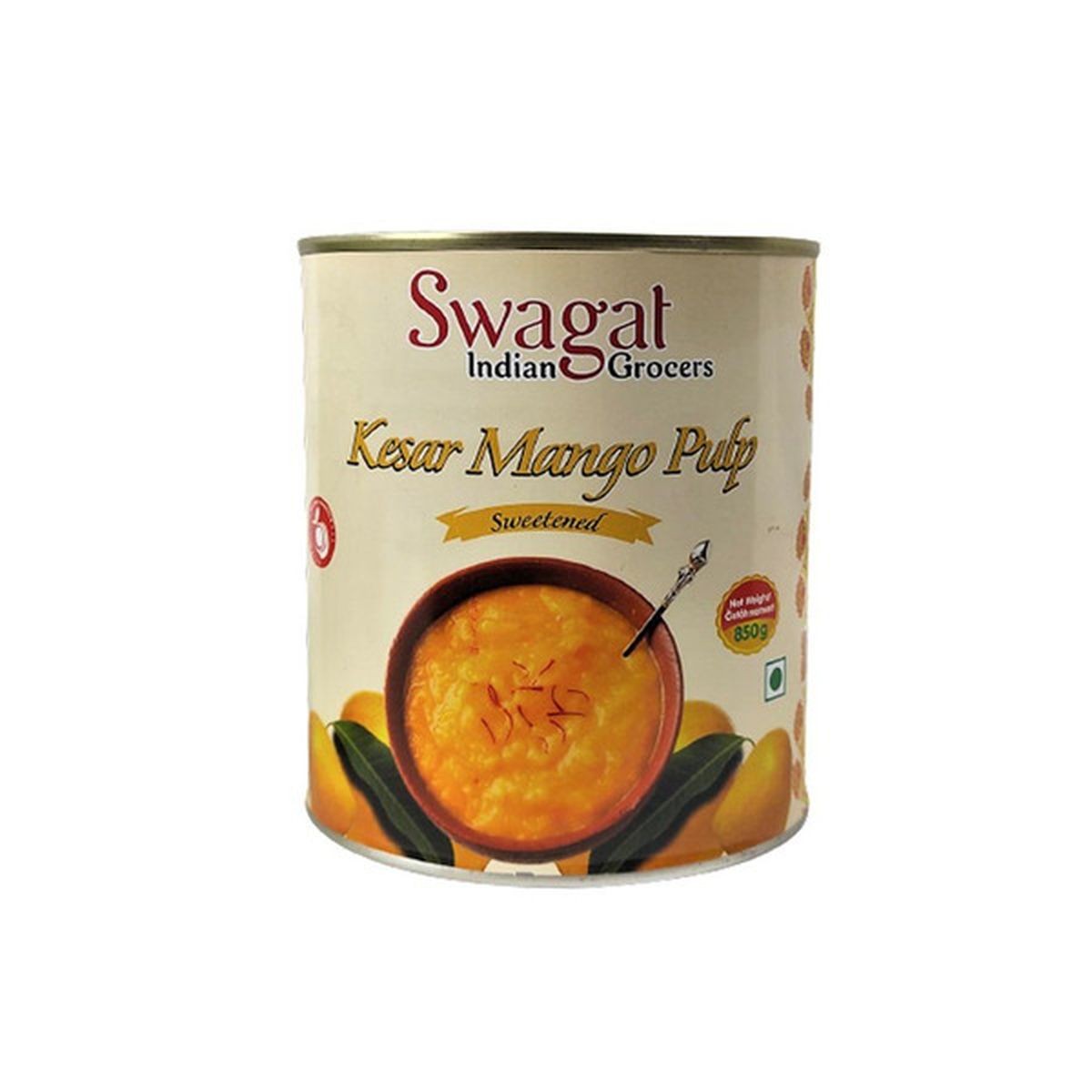 Swagat Kesar Mango Pulp 850 GM