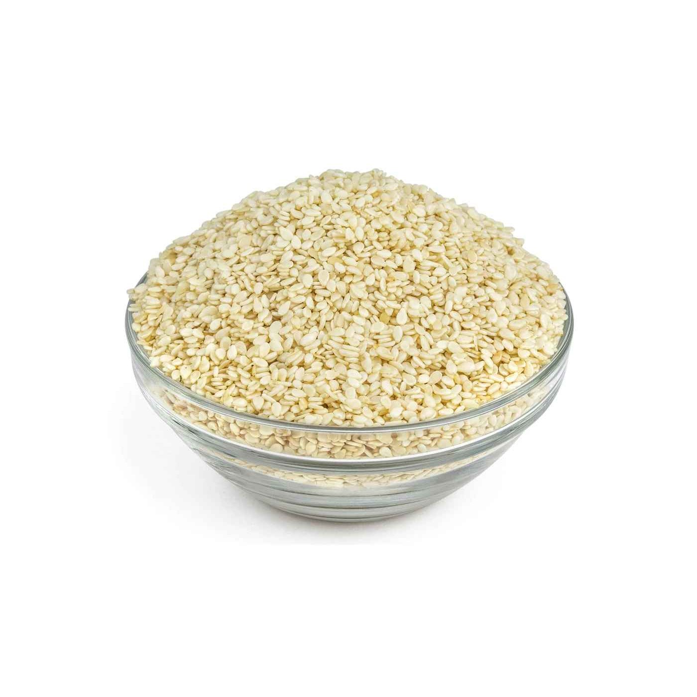 KALUSTYANS WHITE SESAME SEEDS HULLED 0.38 Lbs