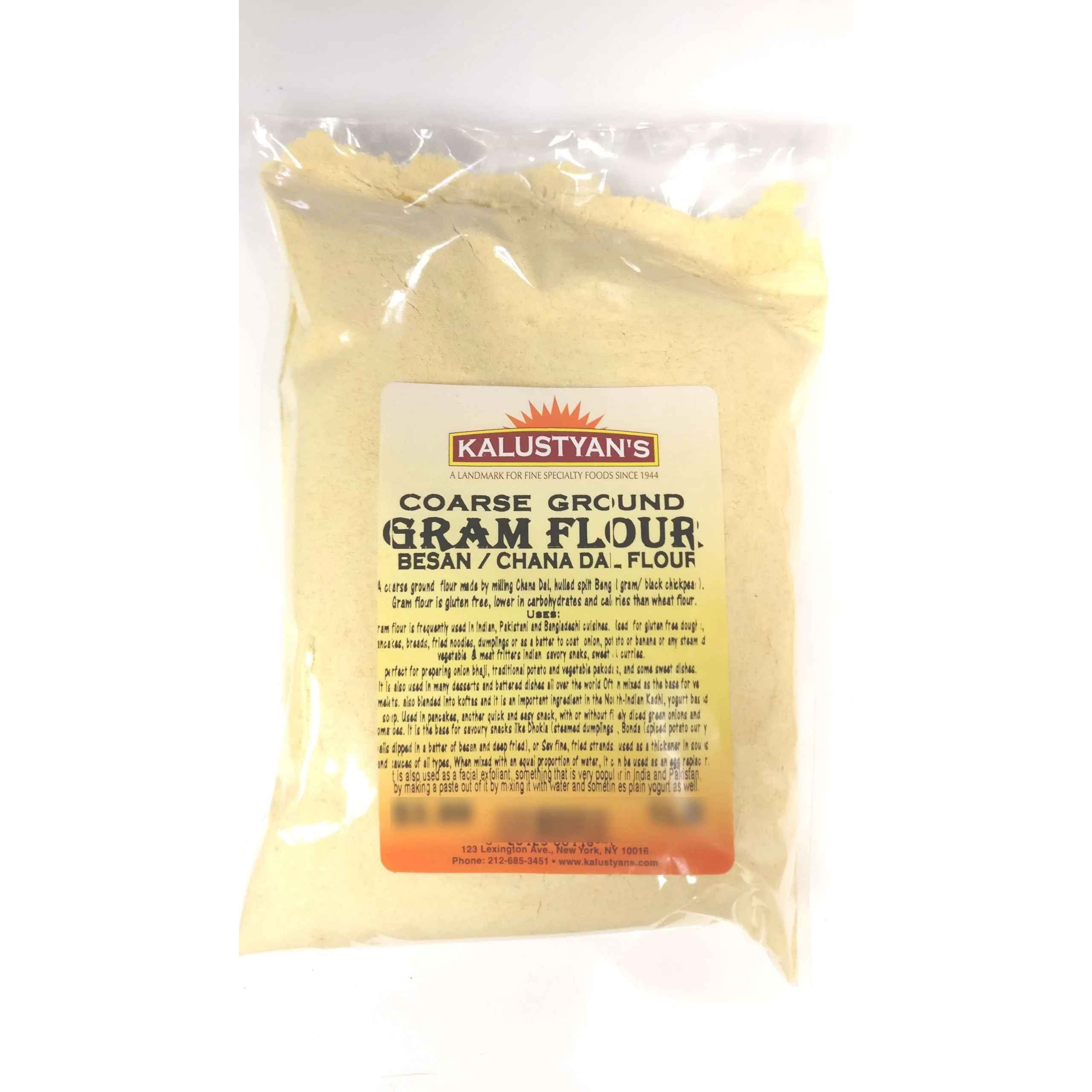 KALUSTYANS GRAM FLOUR BESAN COURSE GROUND 1 Lbs