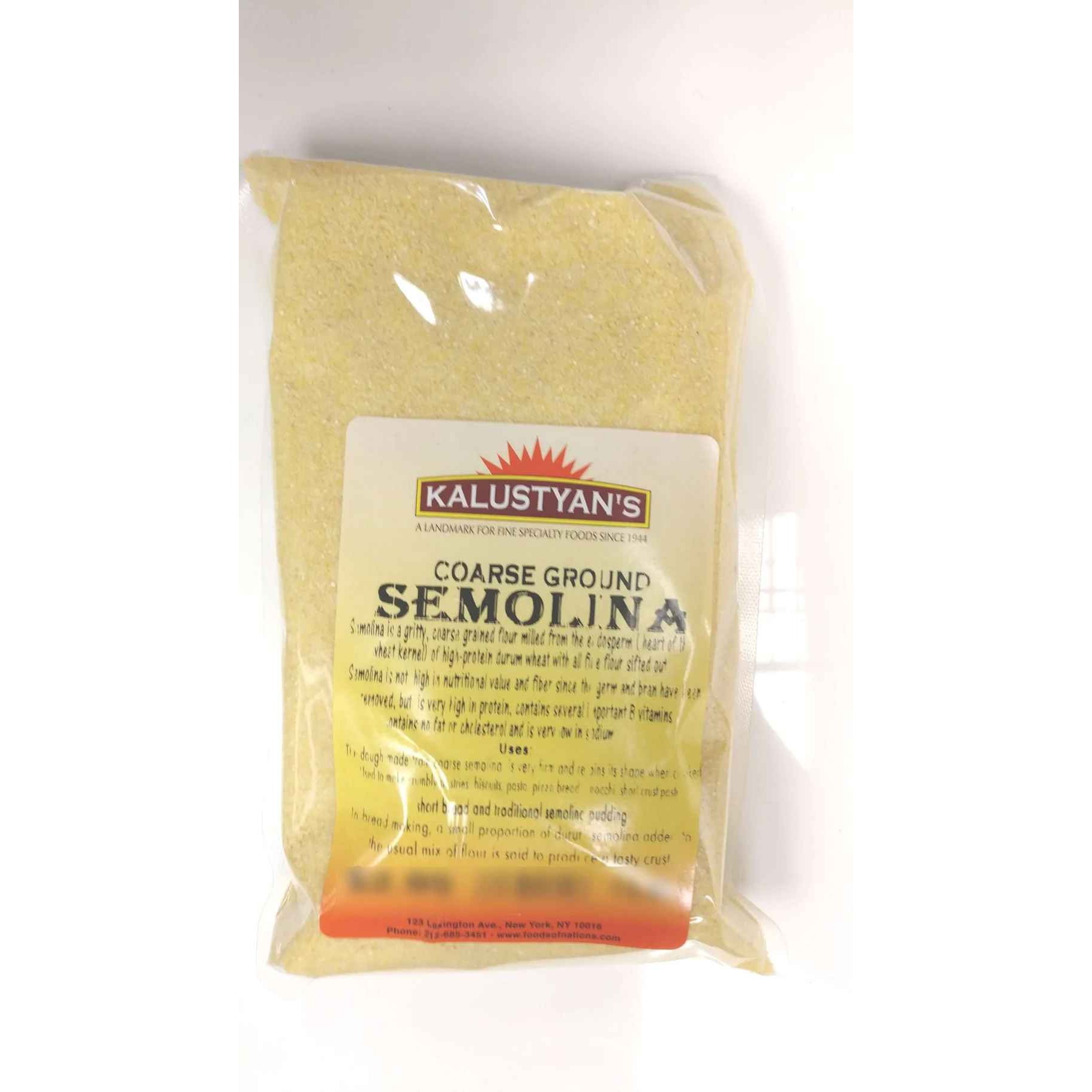 KALUSTYANS ROASTED SAMOLINA COARSE GROUND 1 Lbs