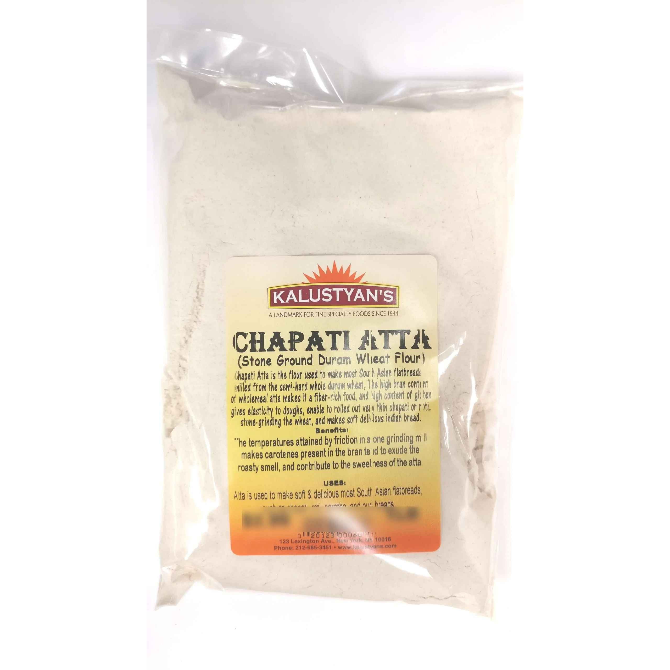 KALUSTYANS CHAPATI ATTA MILLED DURUM WHEAT FLOUR 1 Lbs