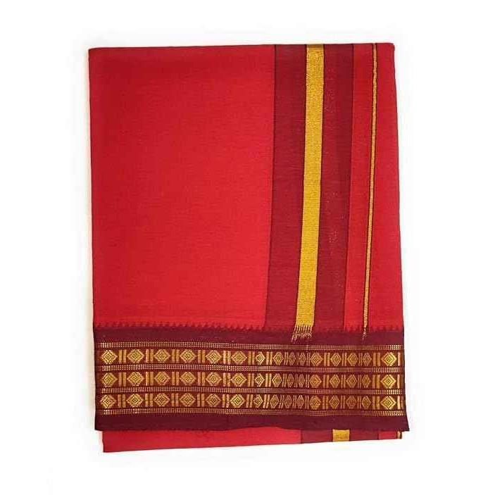 Red Dhoti 1 COUNT