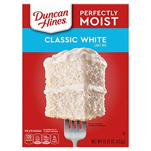 DH WHITE CAKE MIX 15.25 OZ