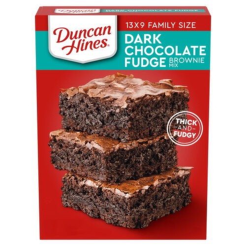 DUNCAN HINES DARK CHOCOLATE FUDGE 1.14 LBS