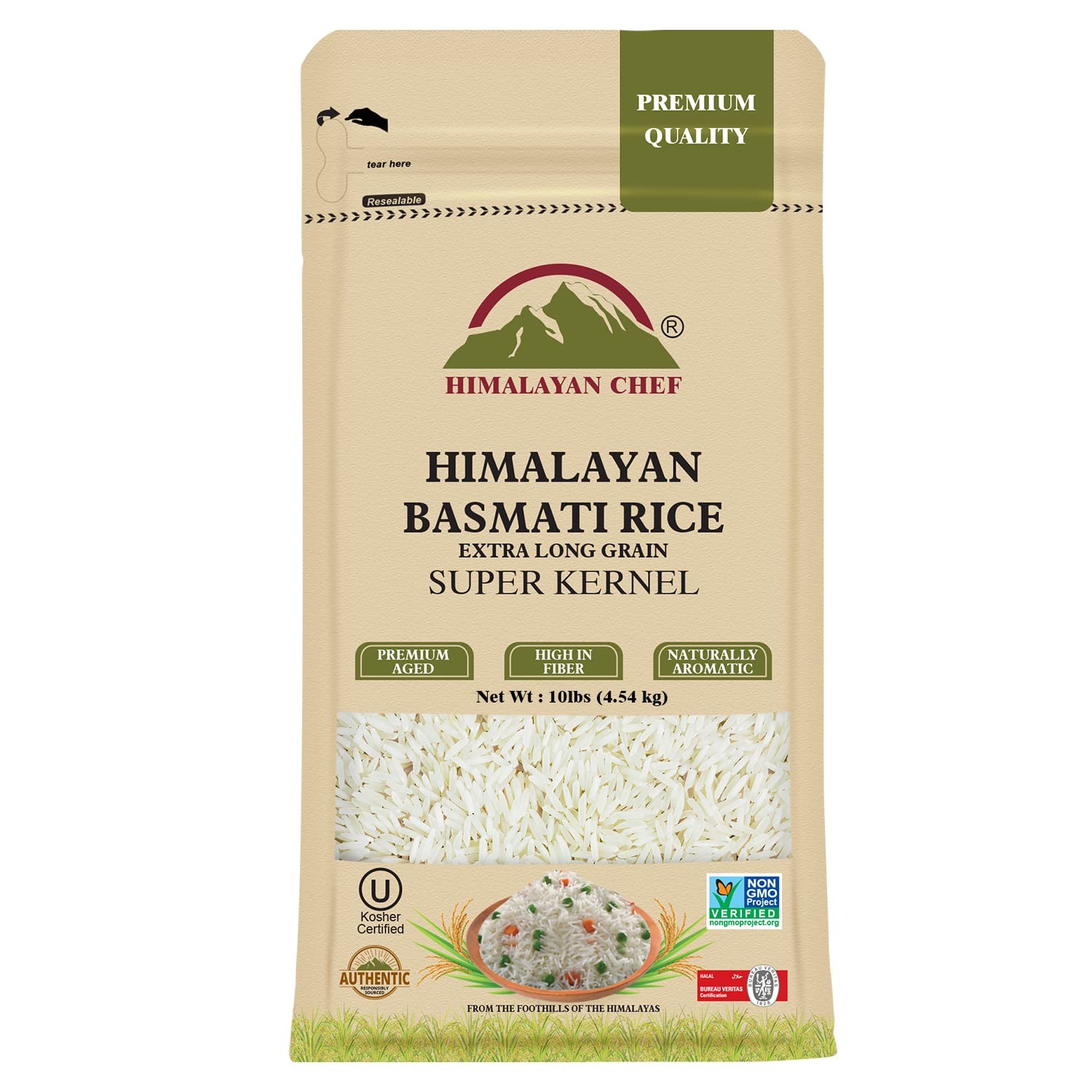 HIMALAYA BASMATI RICE EX LONG 10 LBS