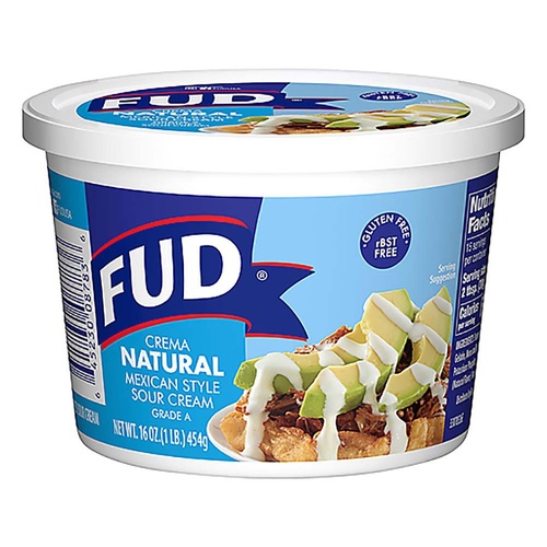 FUD CREMA NATURAL                        16 OZ